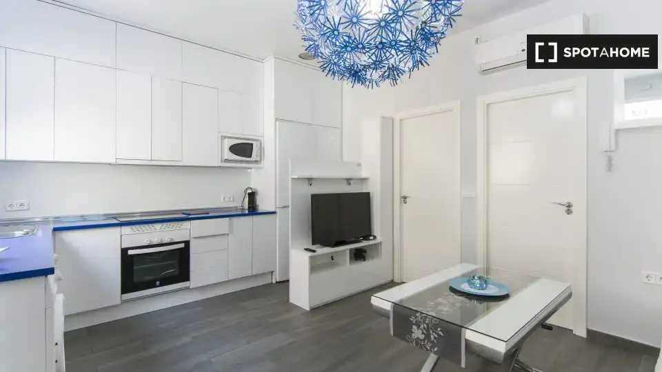 Cocina de Piso de alquiler en Madrid con Aire acondicionado, Calefacción y Amueblado