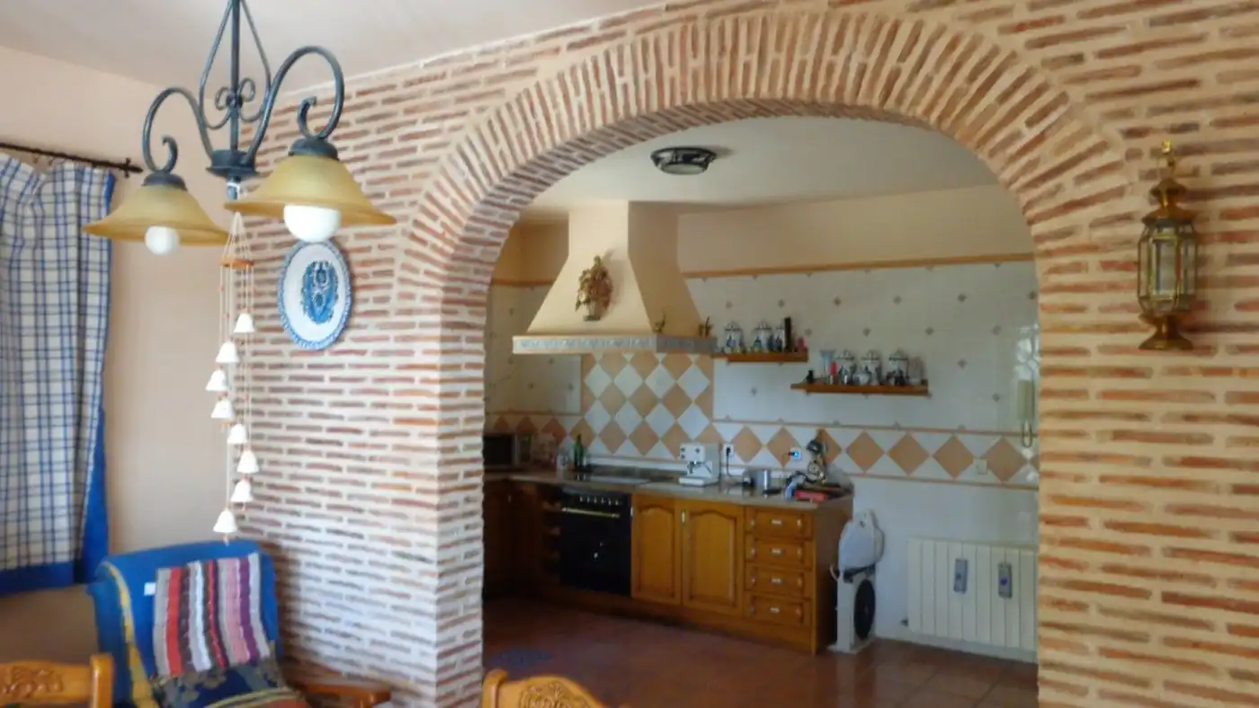 Cocina de Casa o chalet en venta en Petrer con Aire acondicionado, Calefacción y Jardín privado