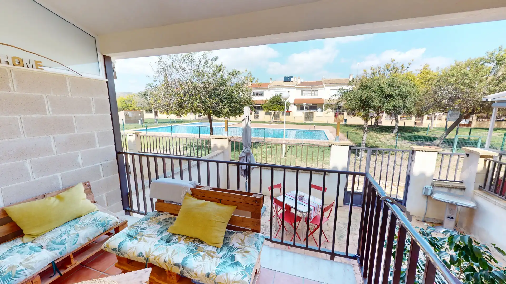 Terrace of Detached homes for sale in Aspe  with Air Conditioner, Terrace and Furnished