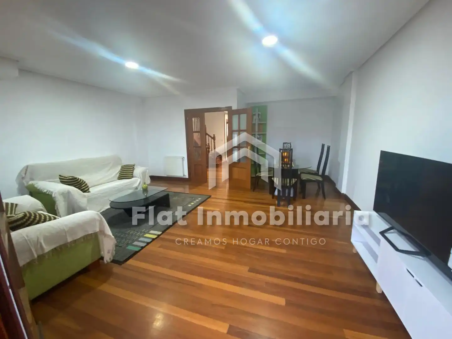 Living room of Houses for rent in Castro-Urdiales  with Heating, Private garden and Parquet flooring