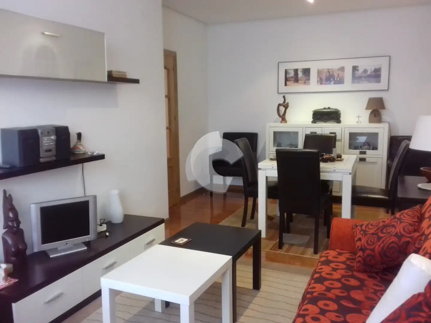 Sala de estar de Apartamento en venta en Ourense Capital  con Calefacción, Trastero y Amueblado