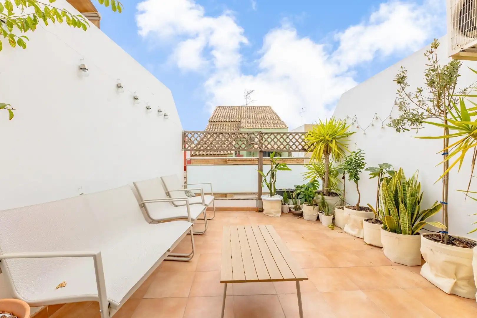 Terraza de Ático en venta en Sedaví con Aire acondicionado, Trastero y Amueblado