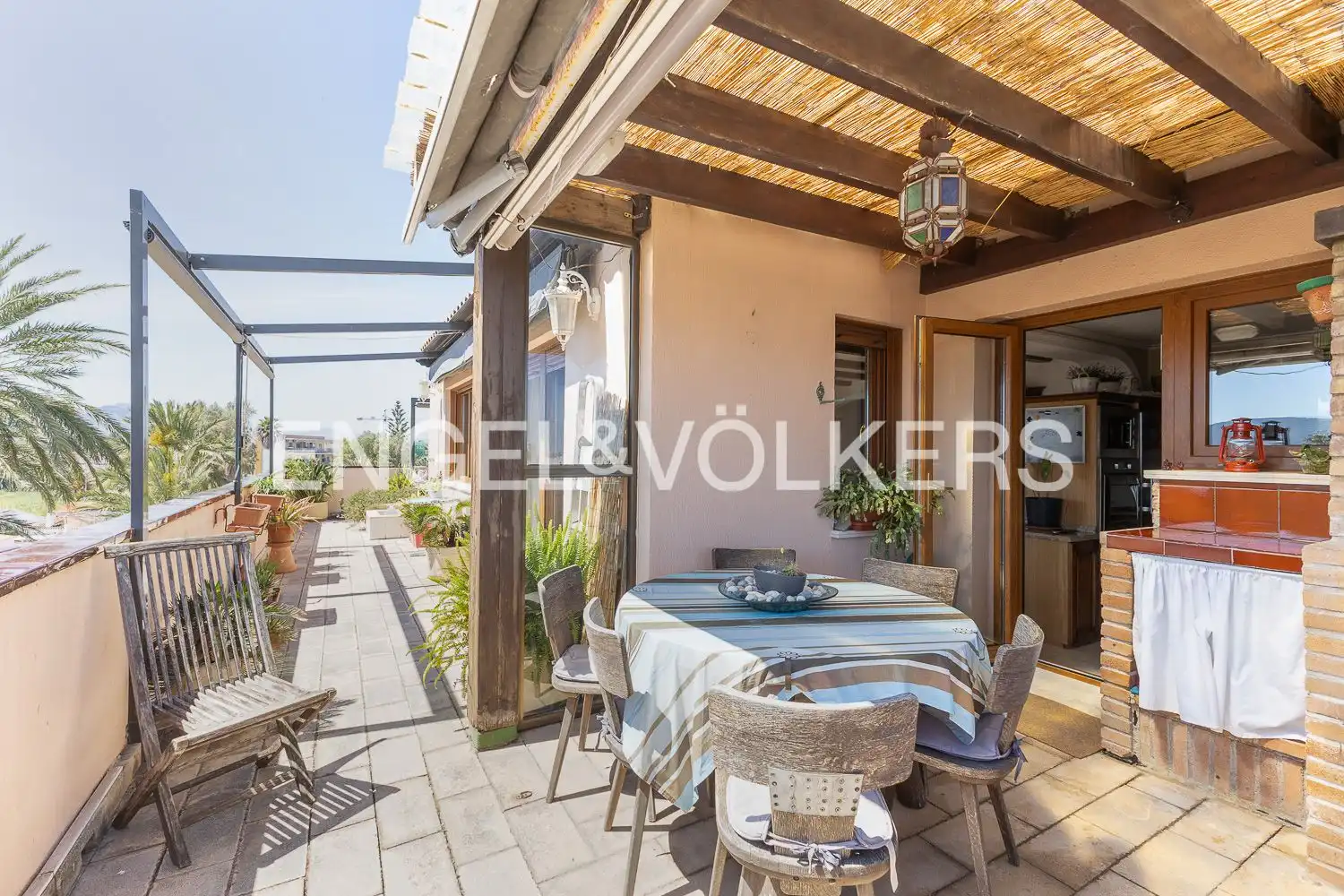 Terraza de Ático en venta en Dénia con Aire acondicionado, Calefacción y Jardín privado
