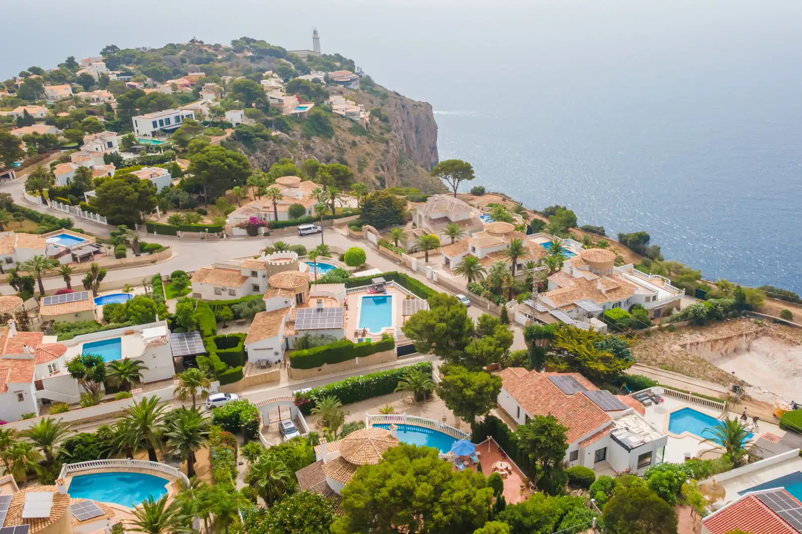 Vista exterior de Casa o chalet en venta en Jávea / Xàbia con Jardín privado, Terraza y Piscina