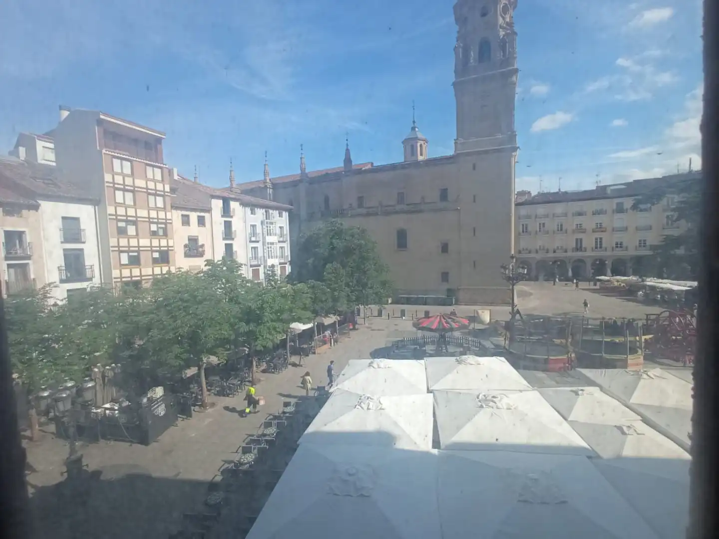 Vista exterior de Apartamento en venta en  Logroño con Terraza