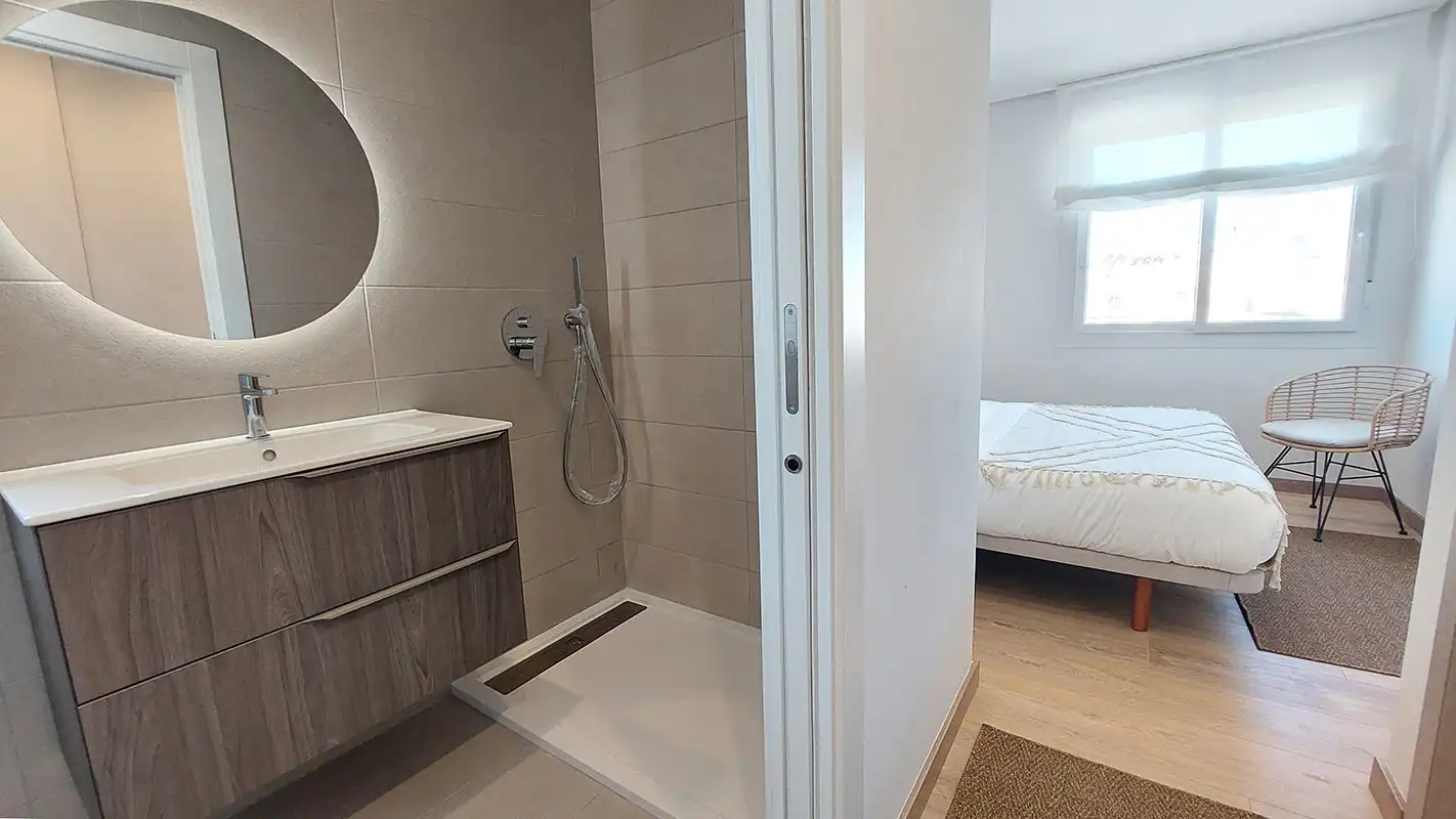 Baño de Casa o chalet en venta en Hondón de las Nieves / El Fondó de les Neus con Aire acondicionado, Calefacción y Jardín privado