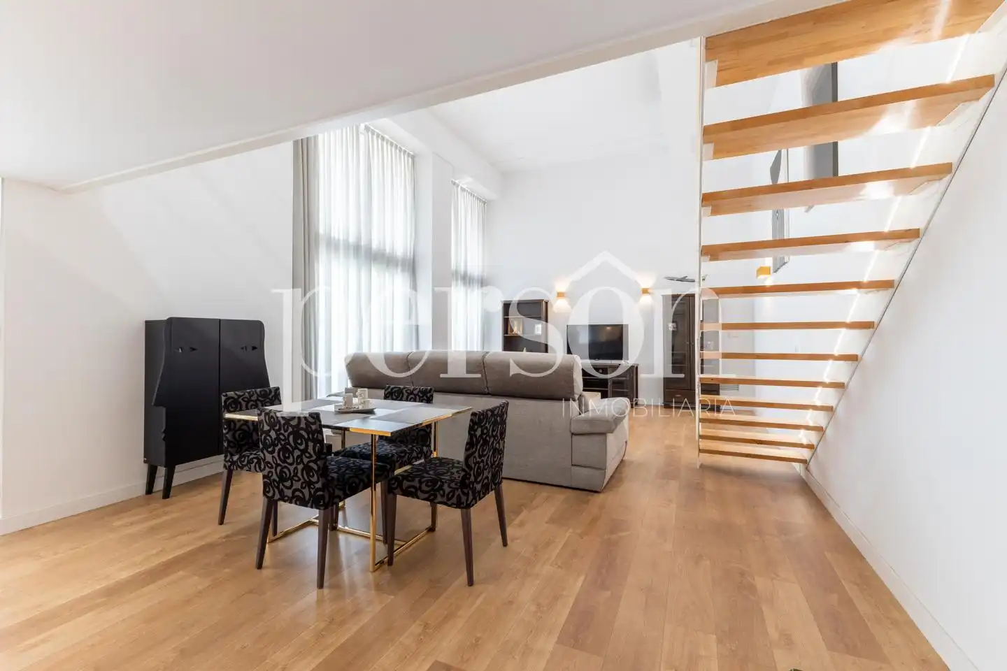 Sala de estar de Loft de alquiler en Xirivella con Aire acondicionado y Amueblado