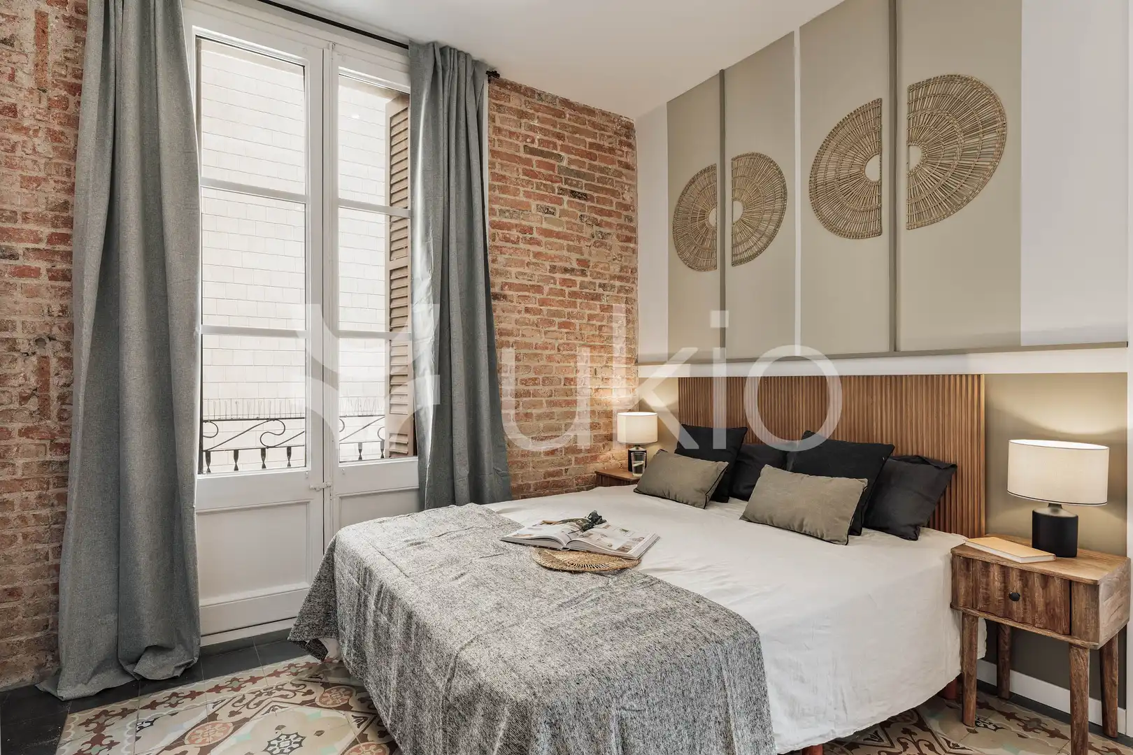 Bedroom of Apartments for rent in Barcelona  with Air Conditioner, Heating and Furnished
