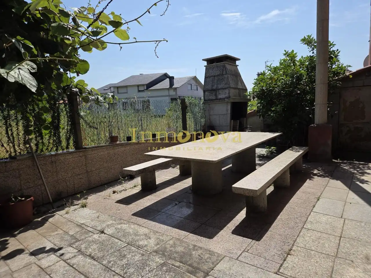 Terraza de Casa o chalet en venta en Vigo  con Calefacción, Jardín privado y Terraza