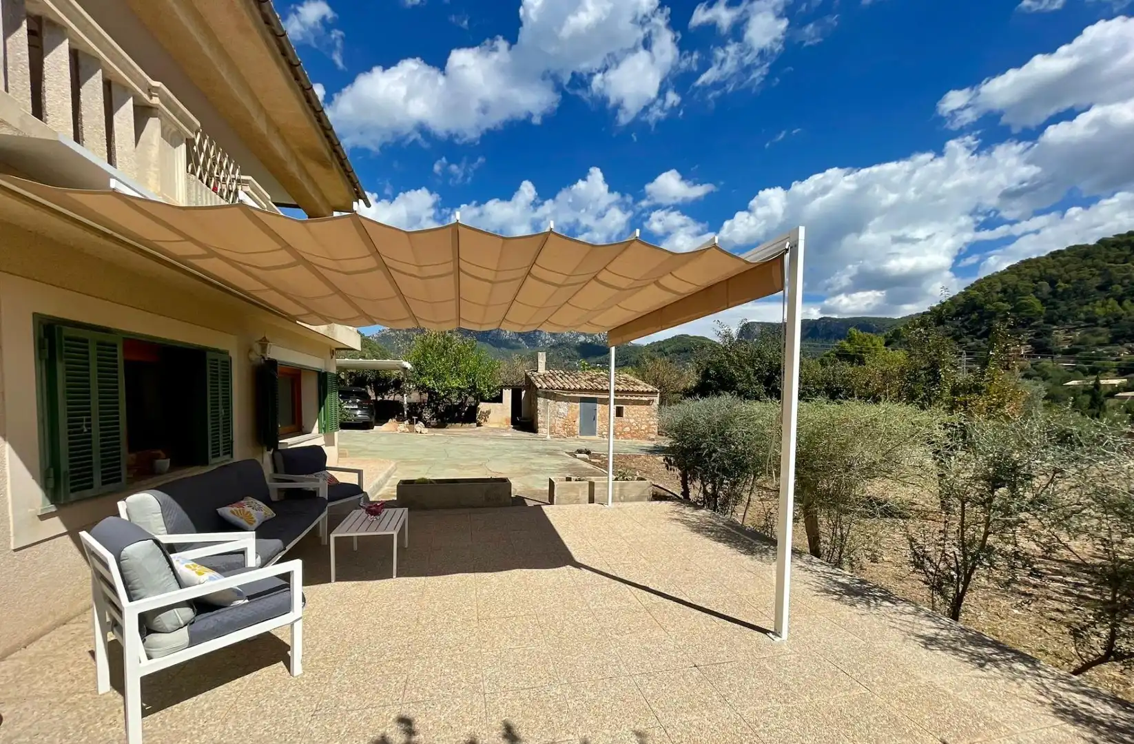 Terrace of Country homes for sale in Bunyola  with Air Conditioner, Heating and Private garden