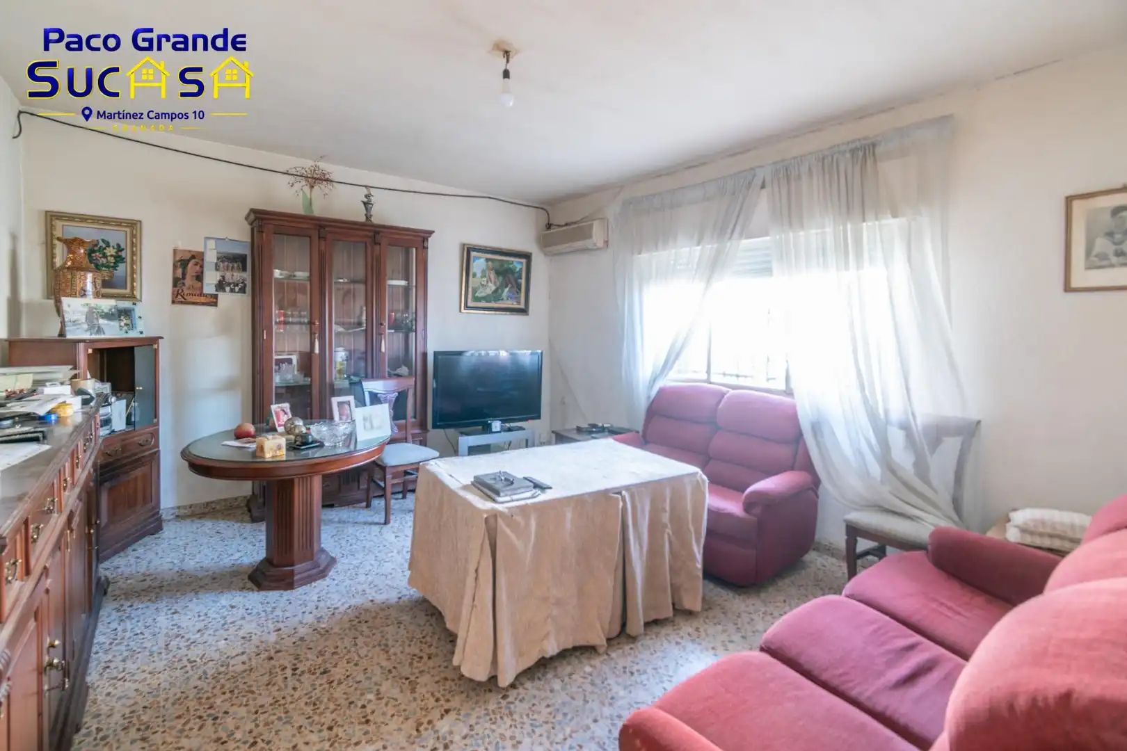 Sala de estar de Casa o chalet en venta en Vegas del Genil con Calefacción, Jardín privado y Terraza