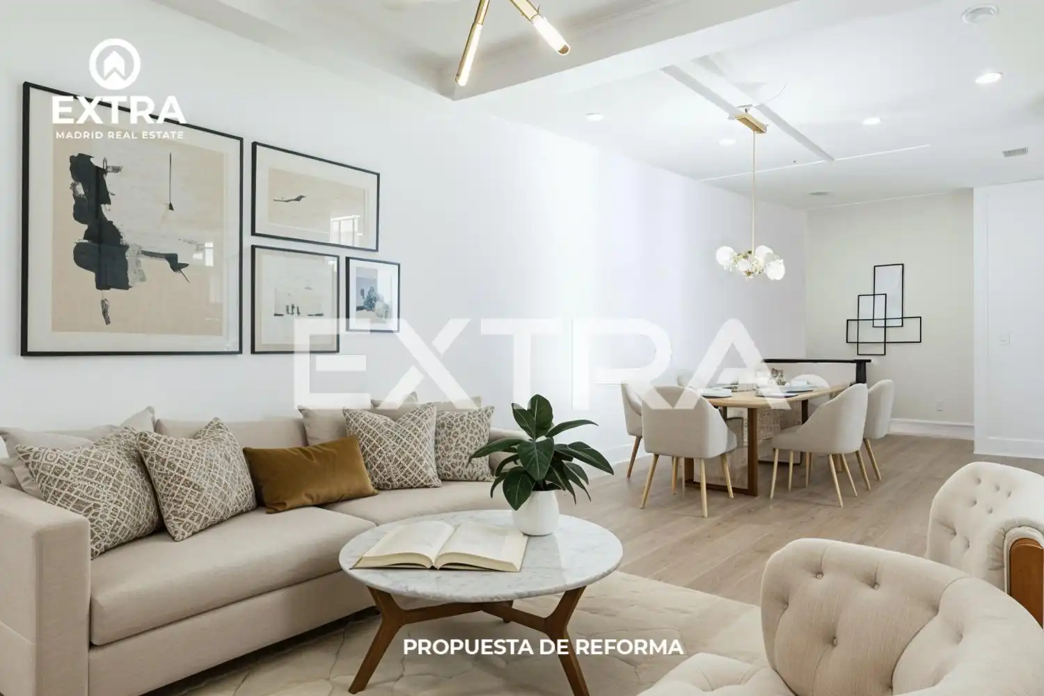 Sala d'estar de Local en venda en Madrid