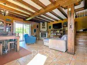 Sala de estar de Casa o chalet en venta en Urrugne con Amueblado