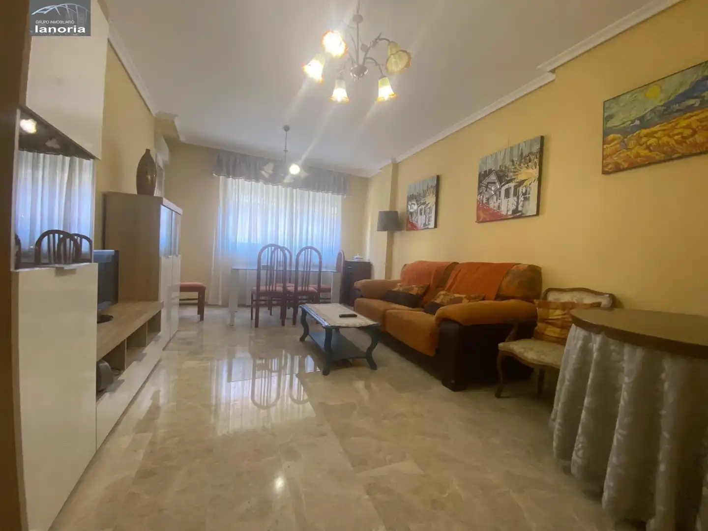 Living room of Flat for rent in Albacete  with Heating and Furnished