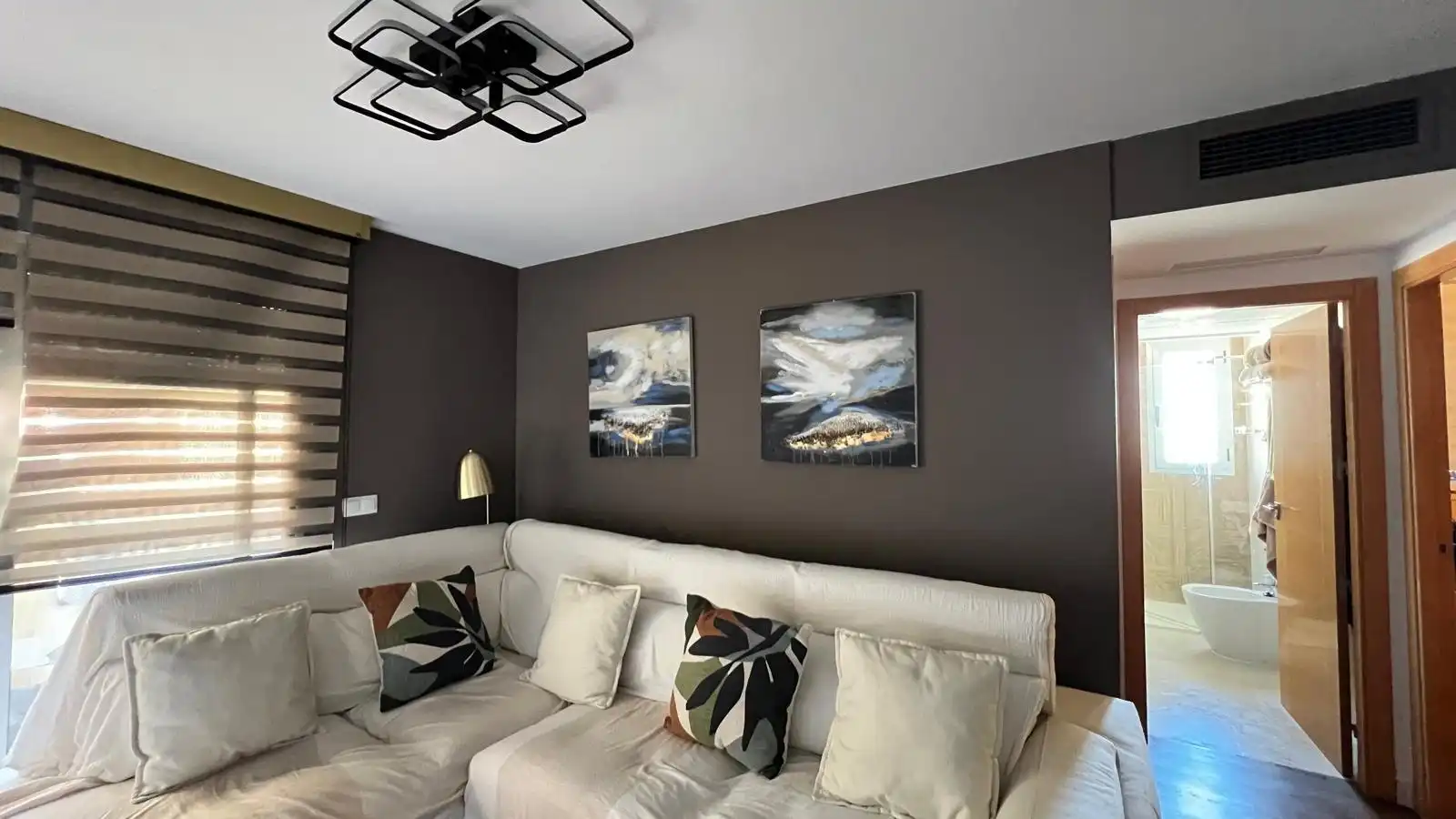 Living room of Flat for rent in Águilas  with Air Conditioner, Terrace and Furnished