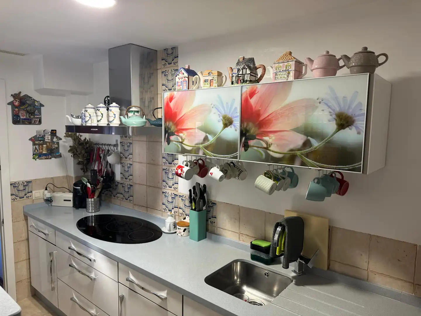 Cocina de Casa o chalet en venta en Alcalá del Río con Aire acondicionado, Jardín privado y Amueblado