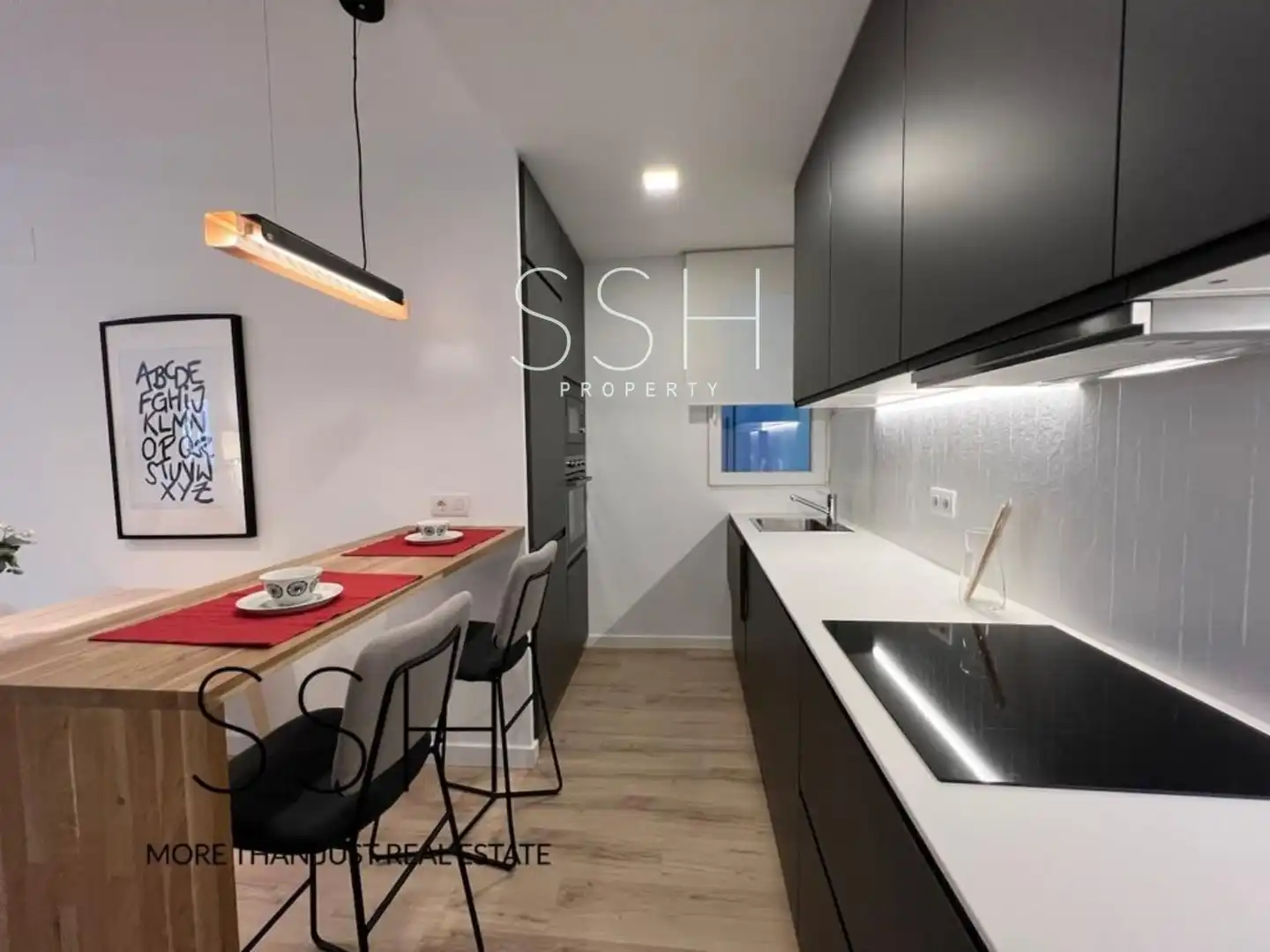 Kitchen of Flat for rent in Madrid  with Air Conditioner, Heating and Furnished