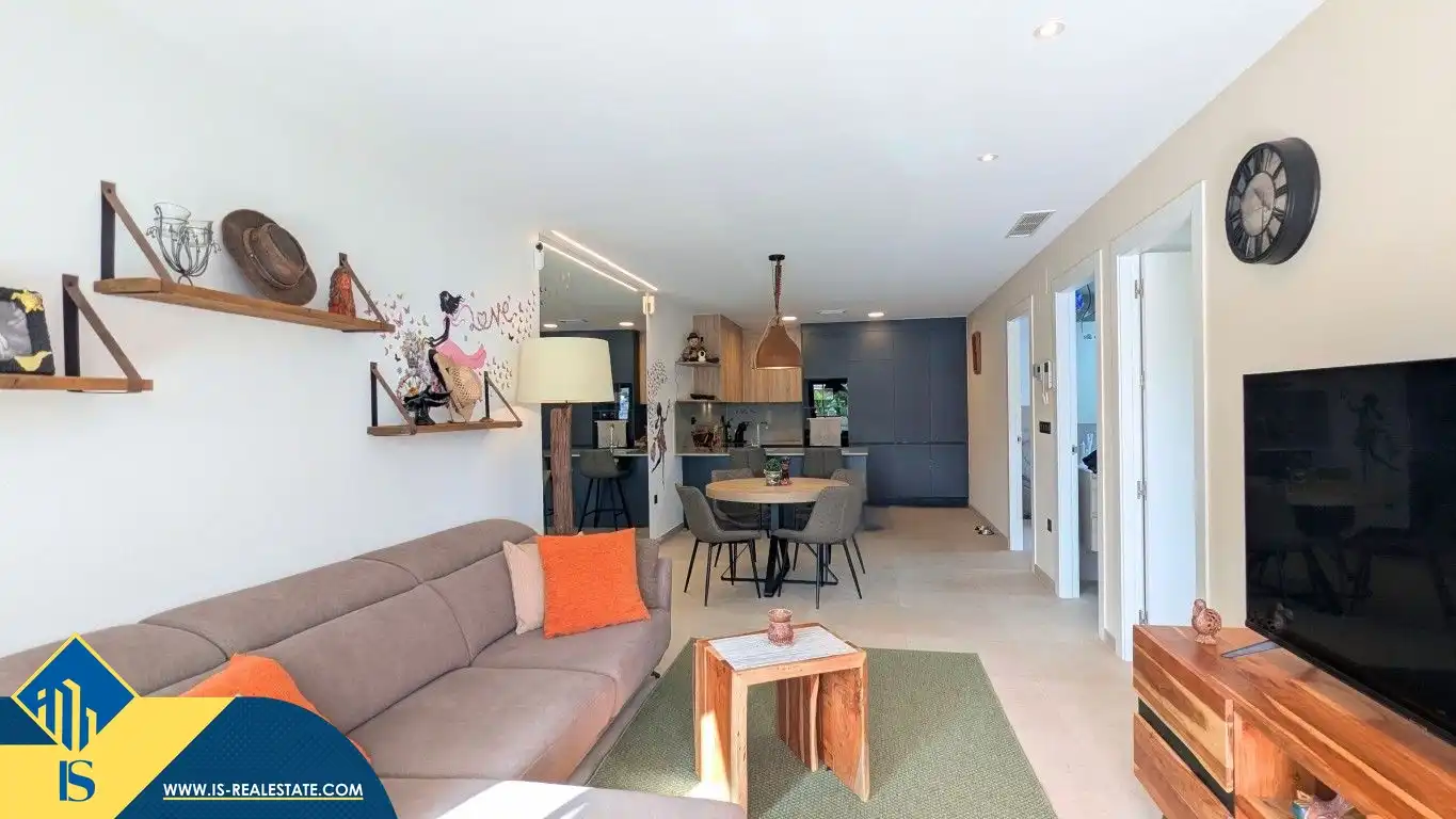 Living room of Flat for sale in Algorfa  with Terrace, Storage room and Furnished