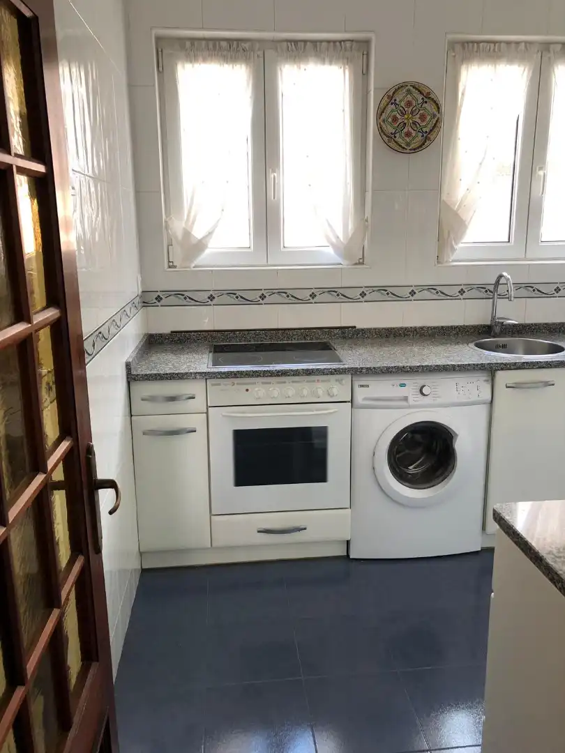 Kitchen of Flat for rent in Bilbao   with Heating, Terrace and Furnished