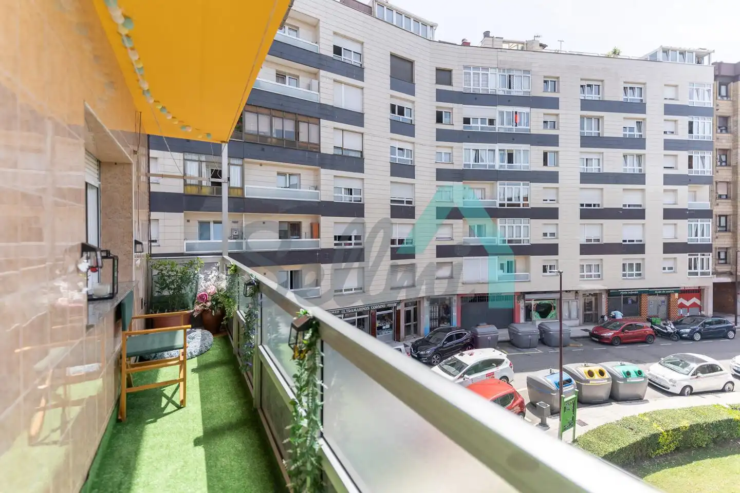 Balcony of Flat for sale in Gijón   with Terrace and Furnished