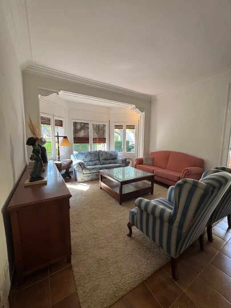 Living room of Houses for sale in Argentona  with Heating, Private garden and Parquet flooring
