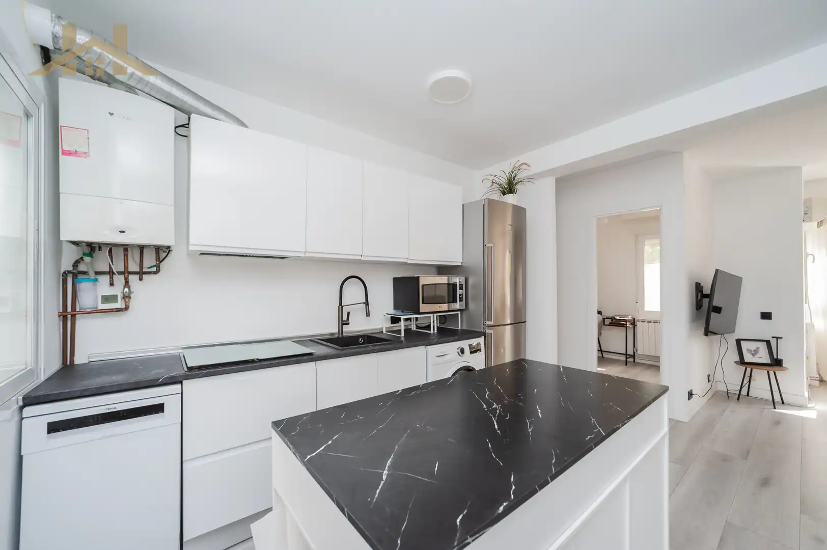 Kitchen of Flat for sale in Móstoles  with Air Conditioner and Heating