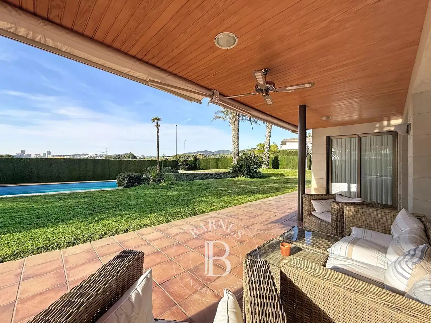 Terraza de Casa o chalet en venta en Alella con Aire acondicionado, Calefacción y Jardín privado