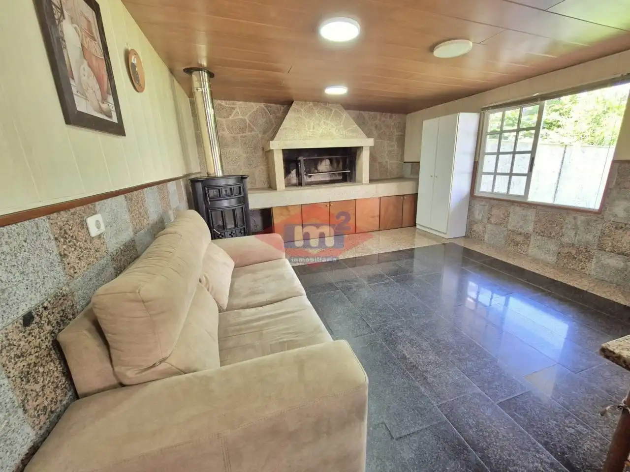 Sala de estar de Casa o chalet en venta en Vigo  con Calefacción y Jardín privado