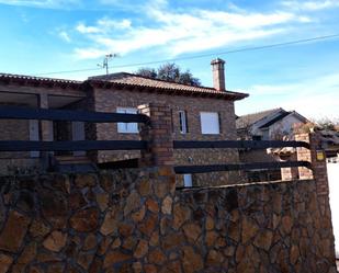Exterior view of House or chalet for sale in Valdeaveruelo  with Heating, Private garden and Storage room