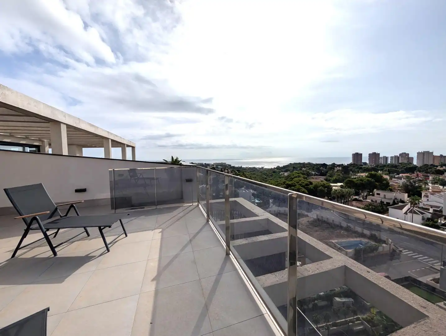 Terrasse von Dachboden zum Verkauf in Orihuela mit Klimaanlage, Heizung und Terrasse