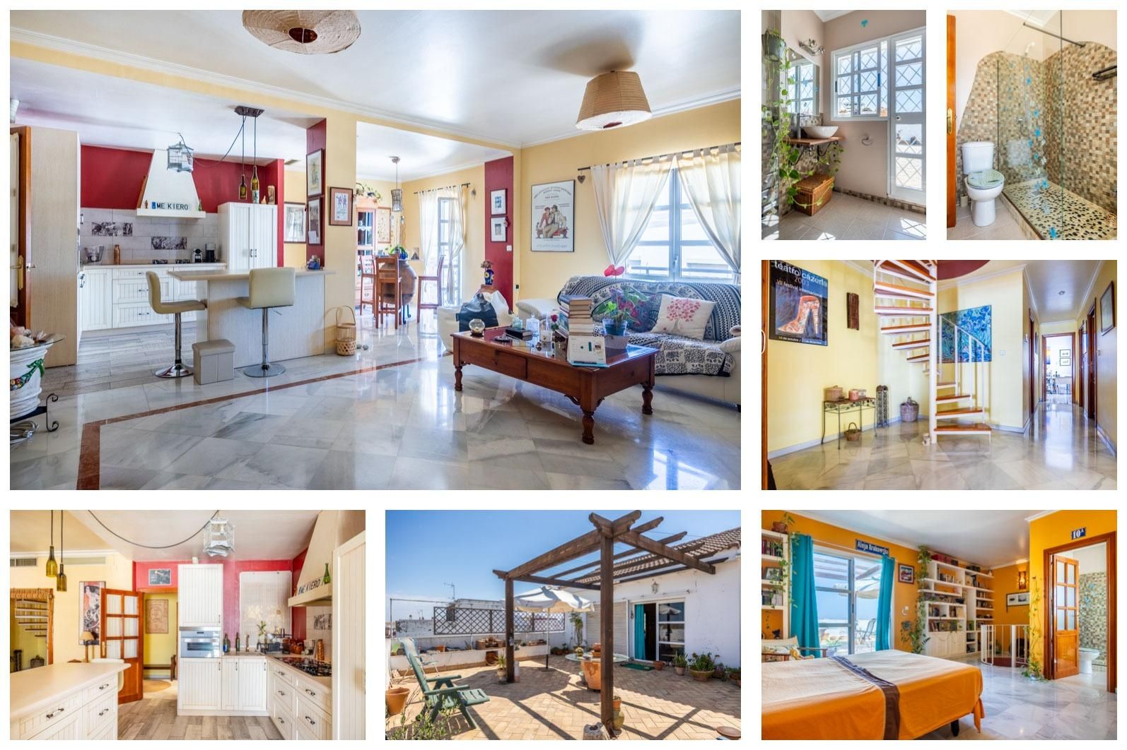 Exterior view of Duplex for sale in Palomares del Río  with Air Conditioner, Heating and Parquet flooring