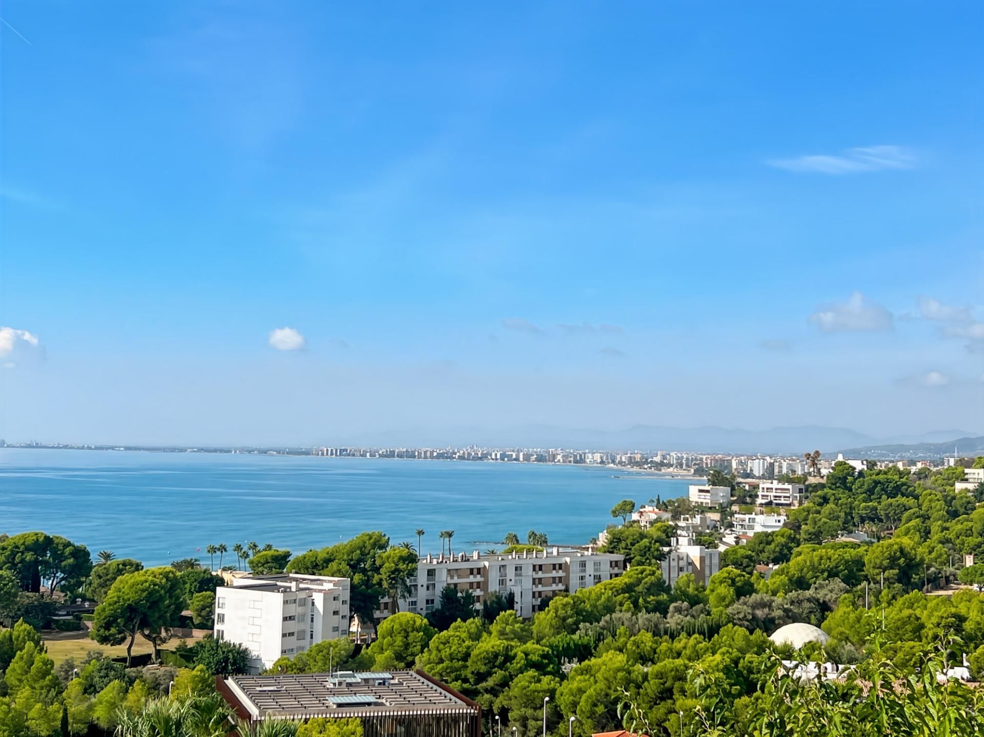 Vista exterior de Casa o xalet en venda en Oropesa del Mar / Orpesa amb Jardí privat, Terrassa i Piscina