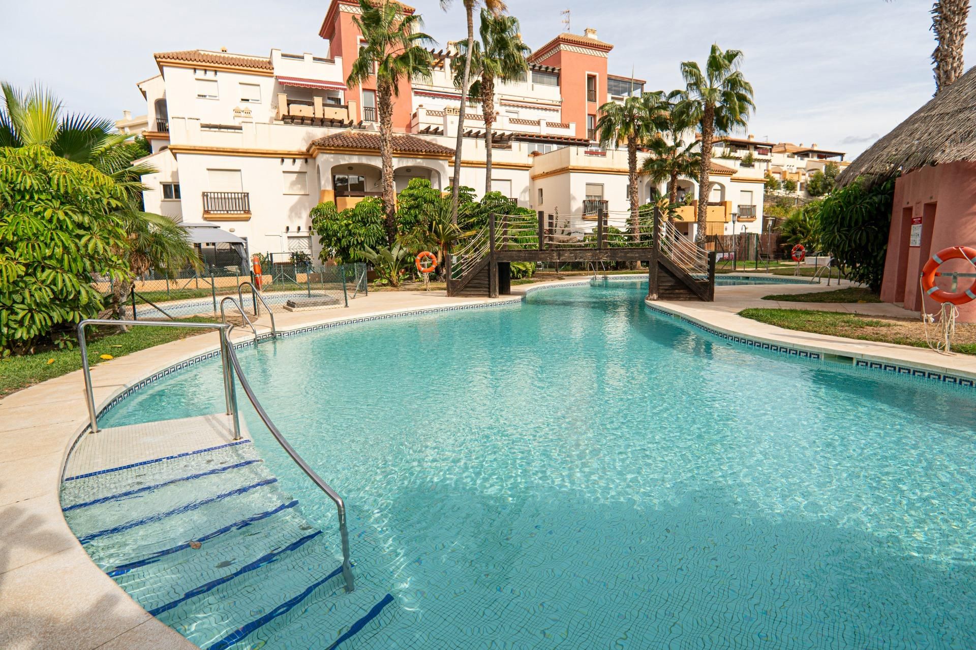 Swimming pool of Flat to rent in Vélez-Málaga  with Air Conditioner, Heating and Private garden