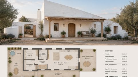 Finca rústica con Masía a reformar y agua corriente cultivo olivos ecológico.