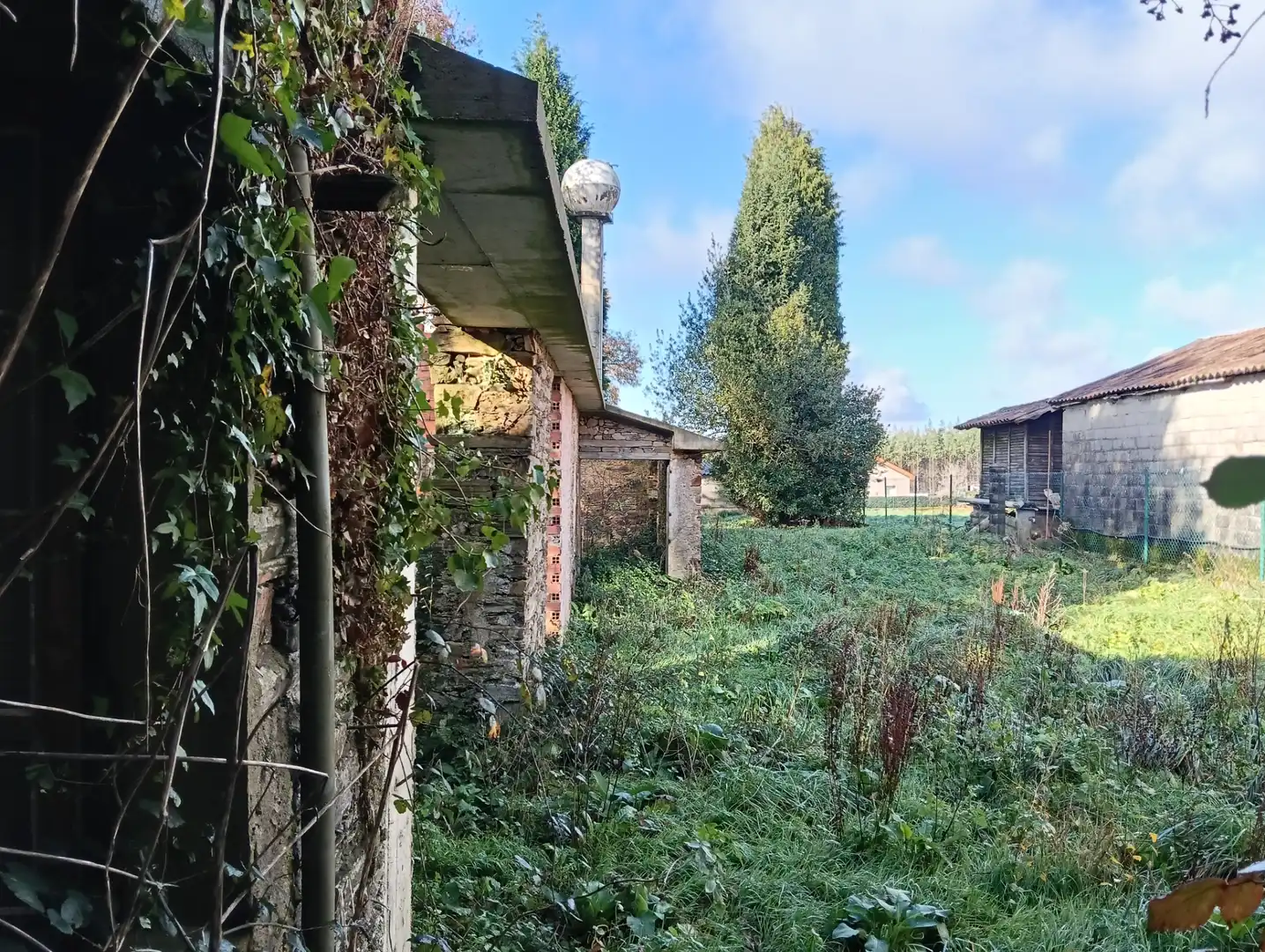 Vista exterior de Casa o chalet en venta en Mesía con Jardín privado