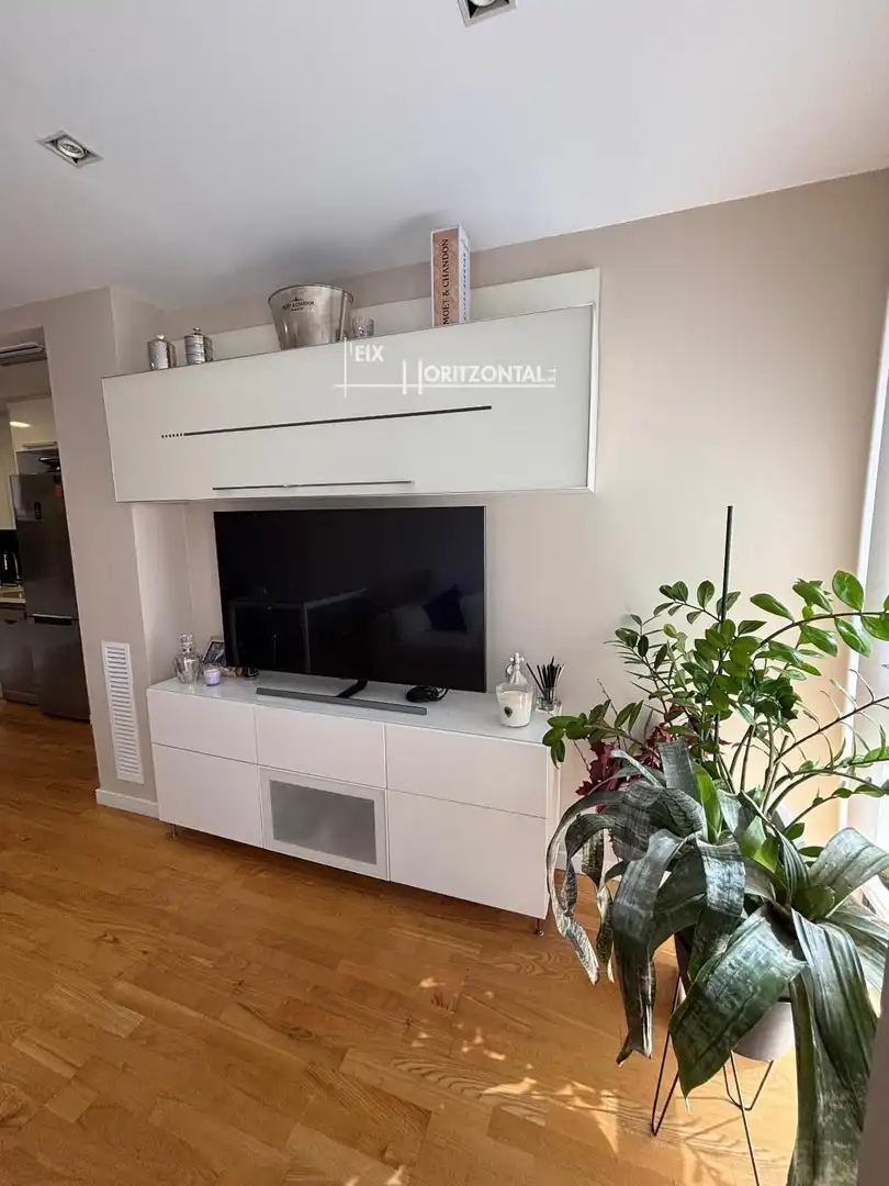 Sala d'estar de Dúplex de lloguer en Sabadell amb Aire condicionat, Calefacció i Moblat
