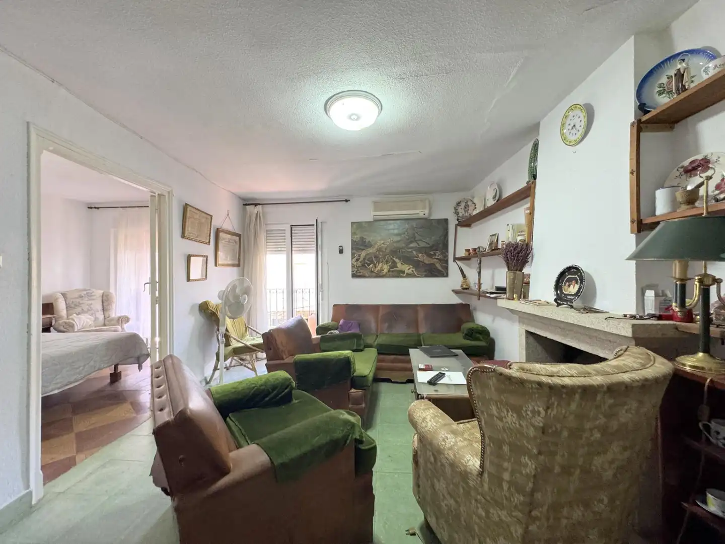 Living room of Country homes for sale in Poyales del Hoyo  with Air Conditioner, Terrace and Storage room