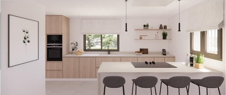 Kitchen of Single-family semi-detached for sale in Castellar del Vallès  with Air Conditioner, Heating and Terrace