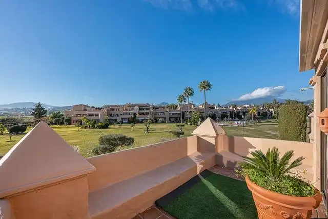 Exterior view of Attic for sale in Estepona  with Air Conditioner, Parquet flooring and Terrace
