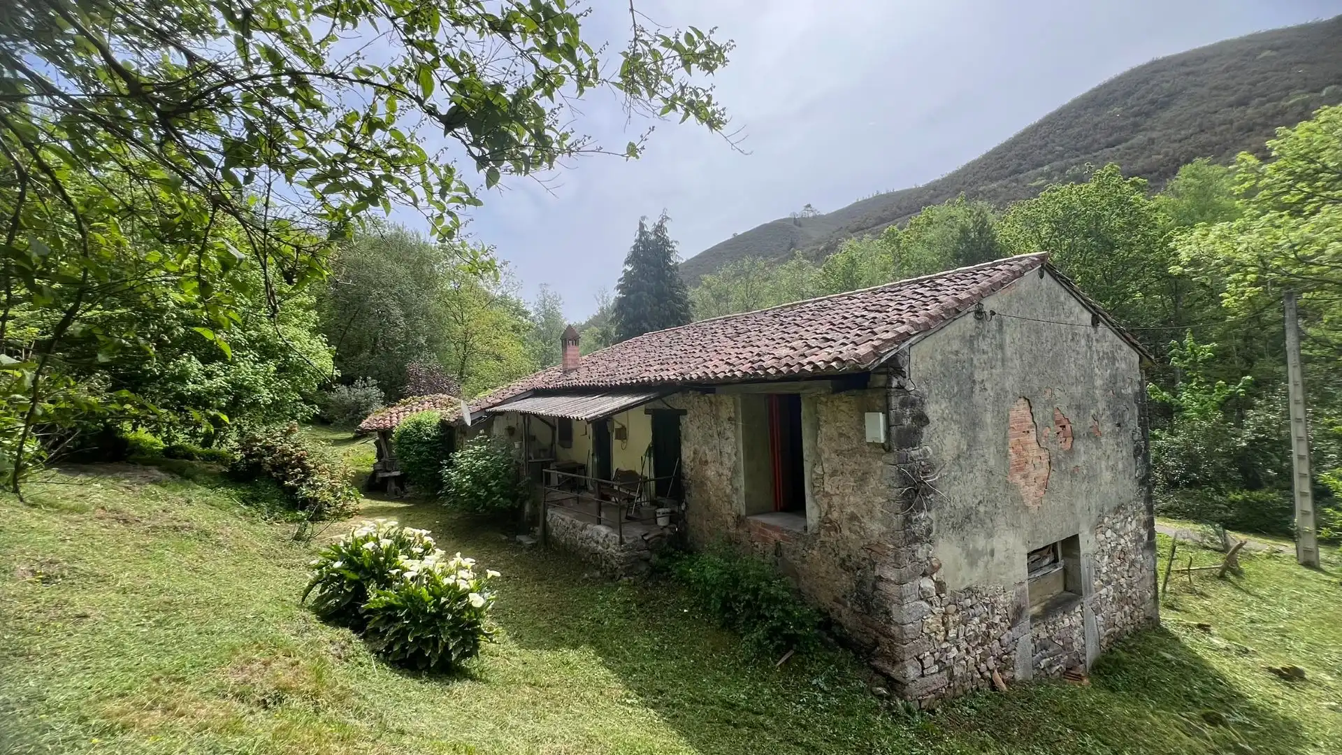 Vista exterior de Casa o xalet en venda en Cangas de Onís amb Jardí privat