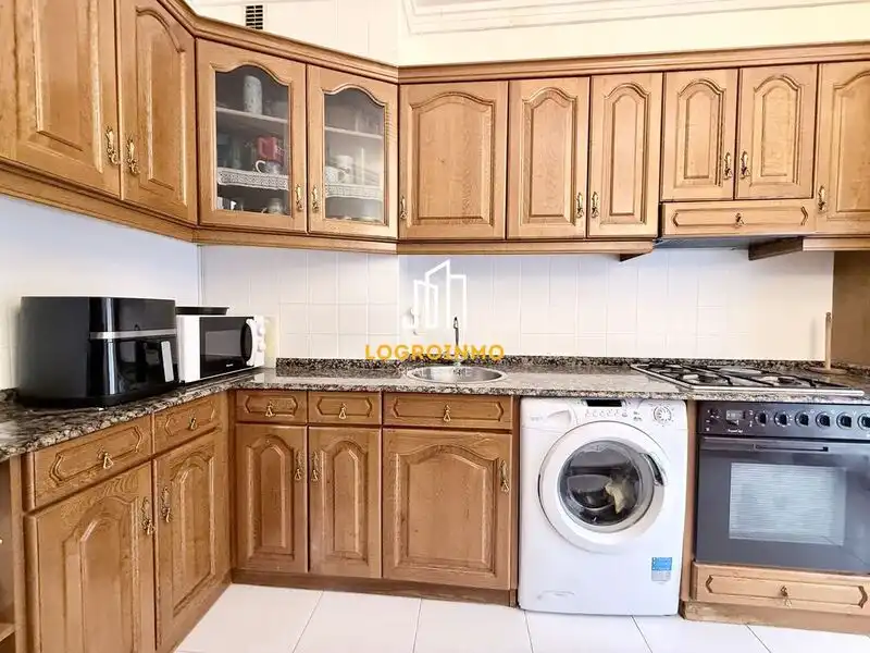 Kitchen of Flat for sale in  Logroño  with Heating and Terrace