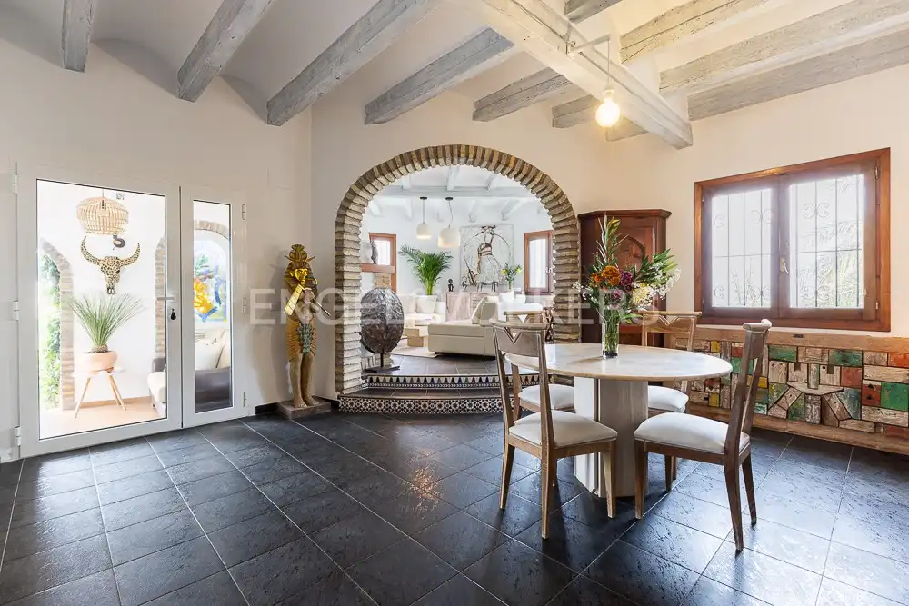 Dining room of Houses for sale in Dénia  with Air Conditioner, Heating and Private garden