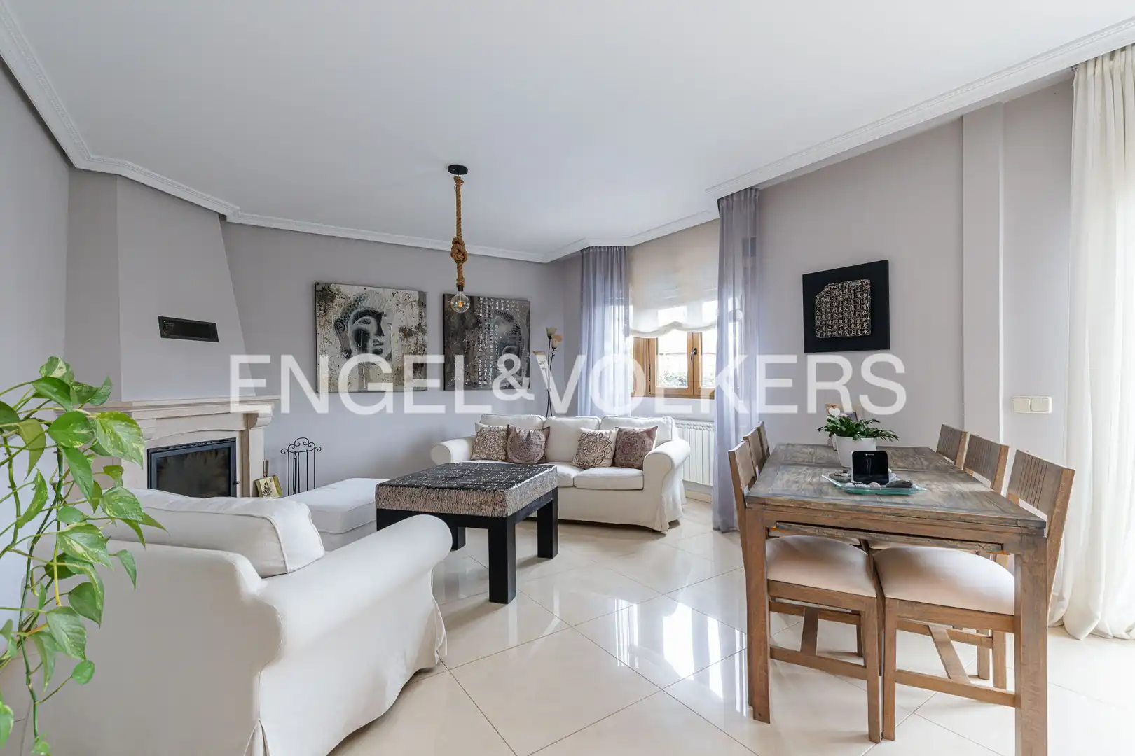 Sala de estar de Casa o chalet en venta en Cobeña con Calefacción, Jardín privado y Parquet
