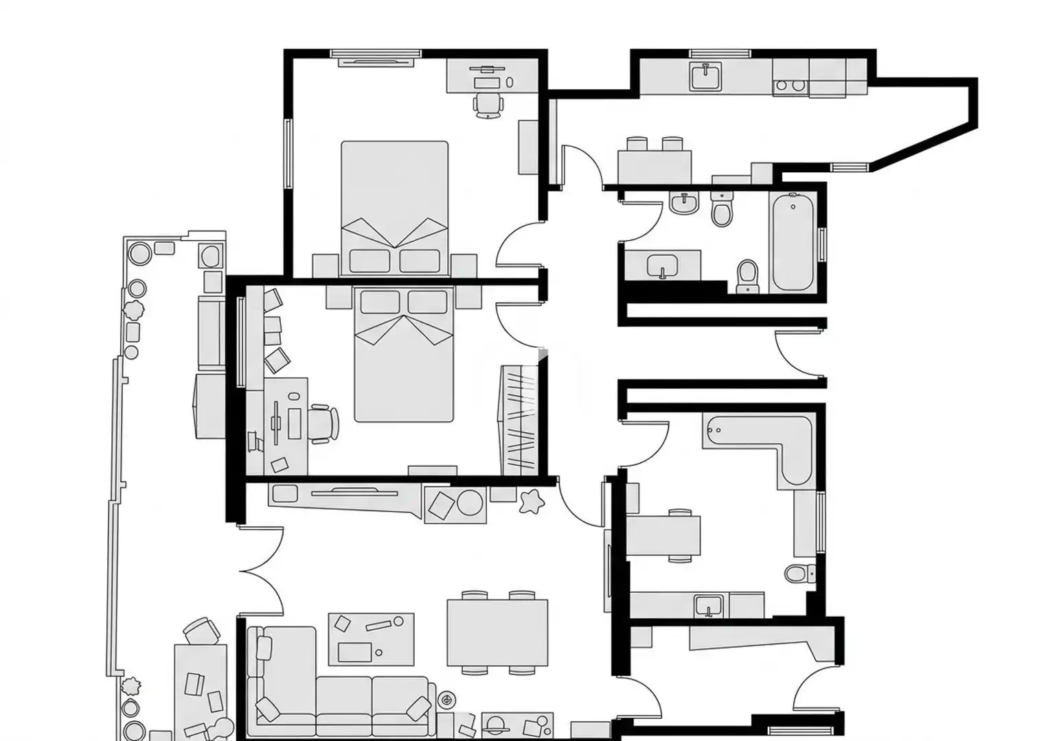 Wohnung mit Terrasse zum Verkauf in PARE CLARET, imagen 40