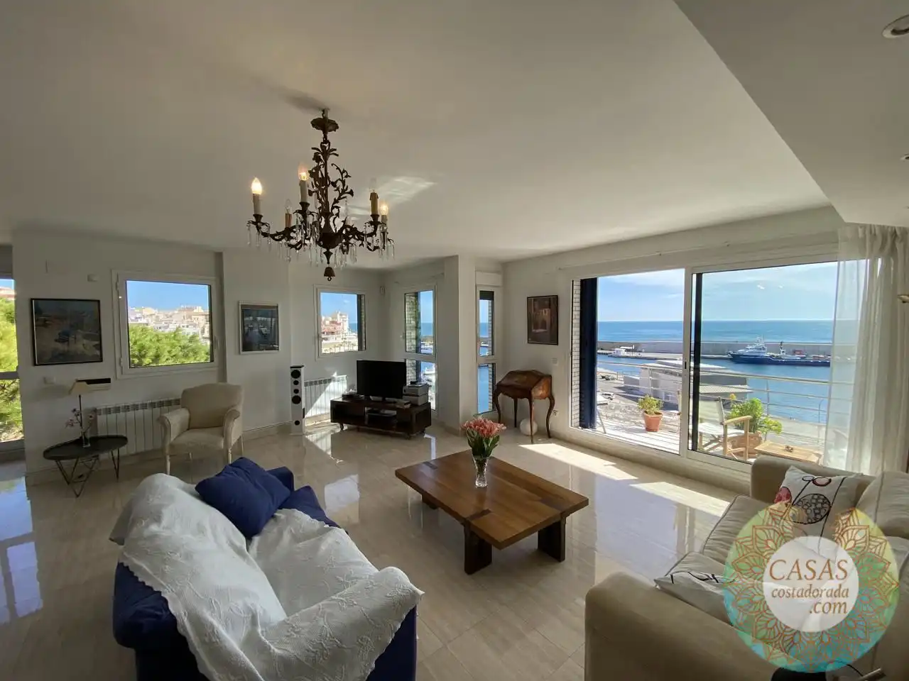 Wohnzimmer von Dachboden zum Verkauf in L'Ametlla de Mar  mit Klimaanlage und Abstellraum