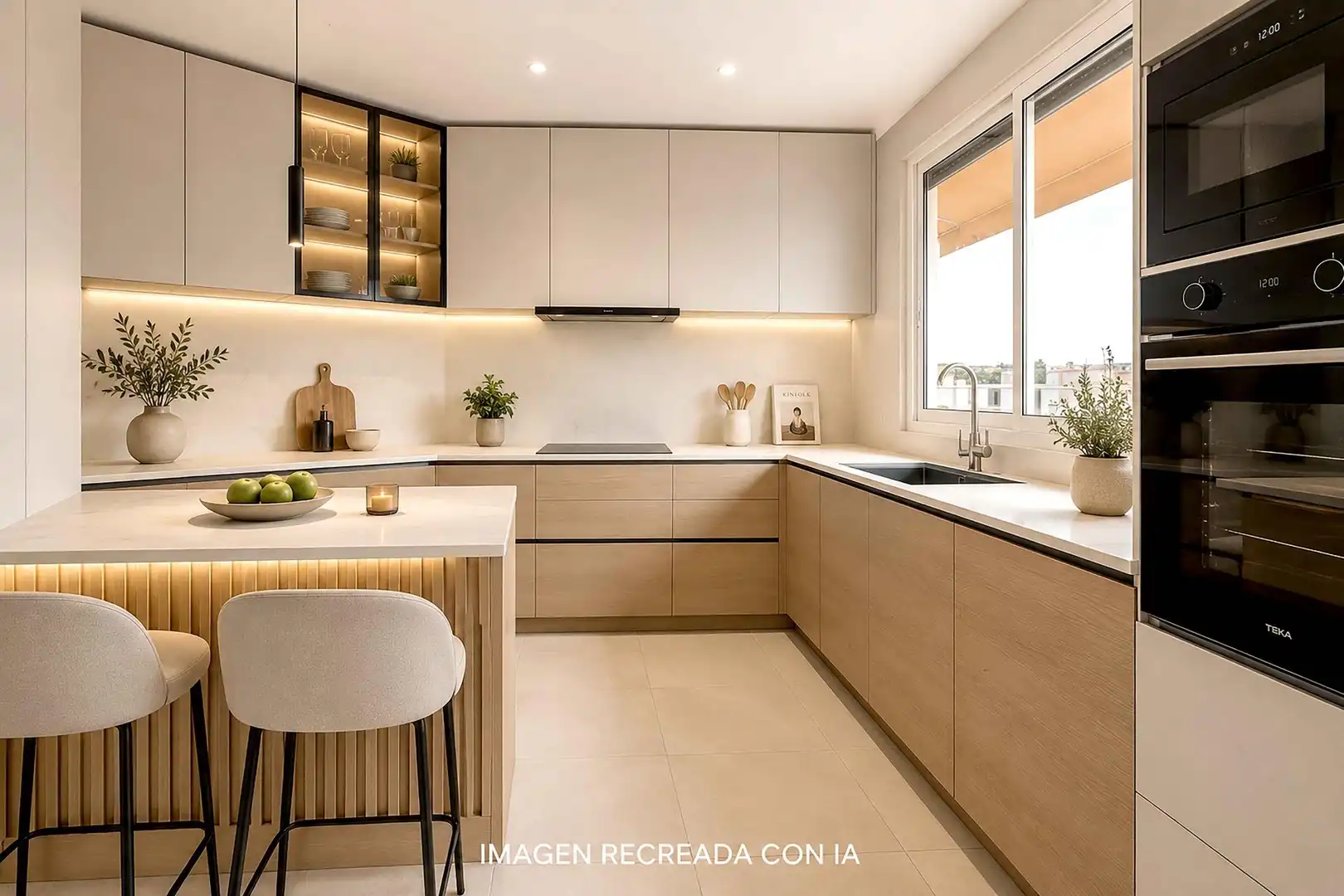 Kitchen of Attic for sale in Sabadell  with Air Conditioner, Heating and Parquet flooring