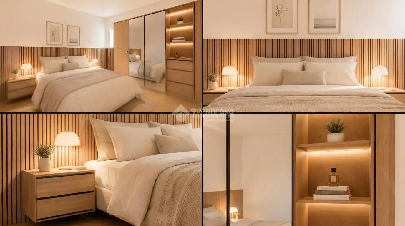Schlafzimmer von Wohnung zum Verkauf in Vilanova i la Geltrú mit Klimaanlage, Terrasse und Balkon