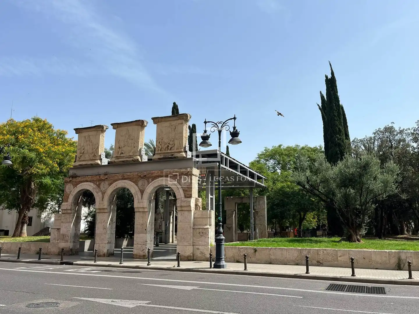 Außenansicht von Dachboden zur Miete in Valencia mit Klimaanlage, Heizung und Terrasse