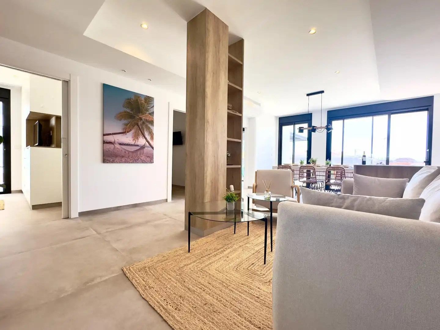 Sala d'estar de Apartament en venda en San Pedro del Pinatar amb Aire condicionat, Terrassa i Traster