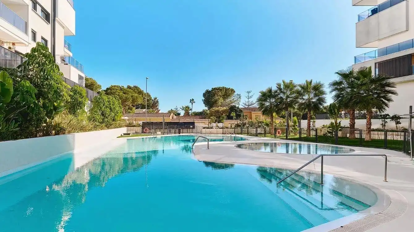 Swimming pool of Flat for sale in Orihuela  with Air Conditioner, Swimming Pool and Furnished